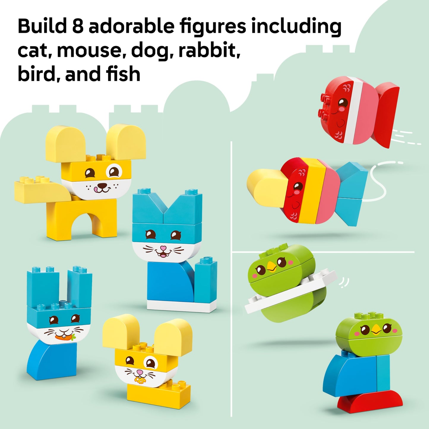 LEGO 10477 DUPLO 3 in 1 Creative Cute Pets