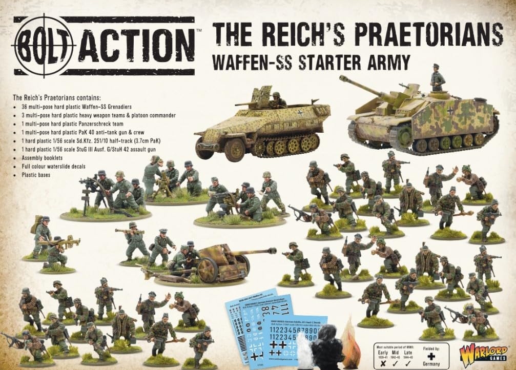 Bolt Action - The Reich's Praetorians - Waffen-SS Starter Army - Warlord Games