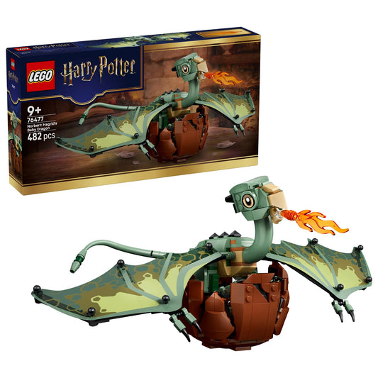 LEGO 76477 Harry Potter Norbert : Hagrid's Baby Dragon Toy - Posable Figure with Foil Wings and Egg