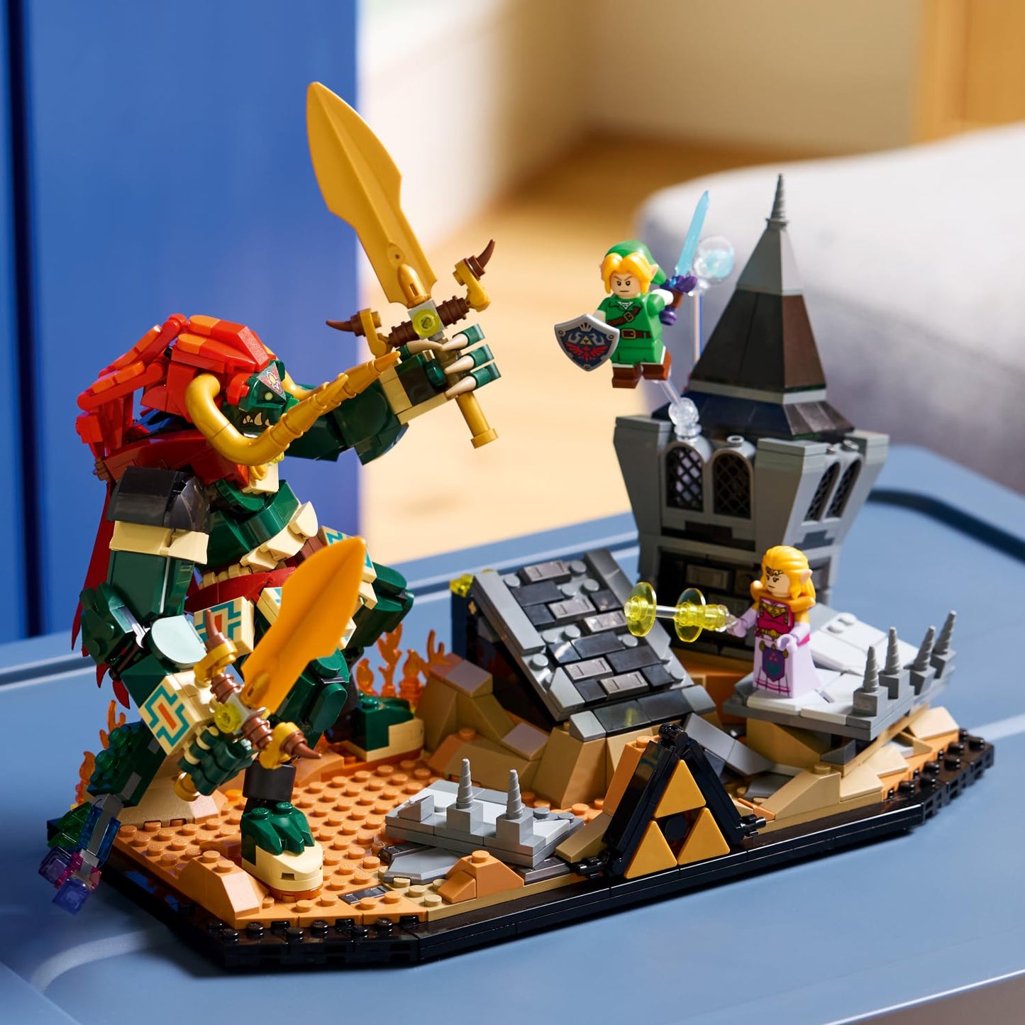 LEGO 77093 The Legend of Zelda Ocarina of Time – The Final Battle - Model Kit for Adults w/Ganon Figure & 3 Minifigures incl. Link