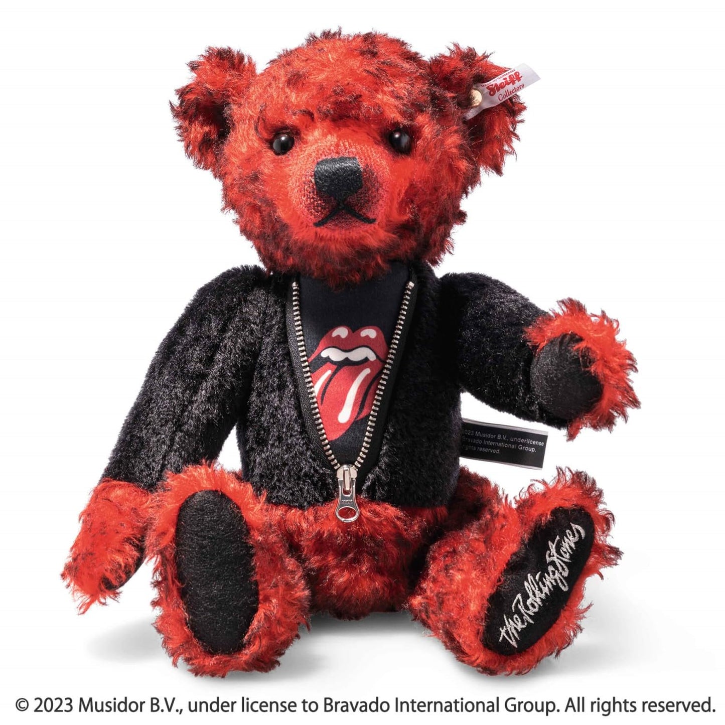 Steiff Rocks! Rolling Stones Teddy Bear - 355967 -