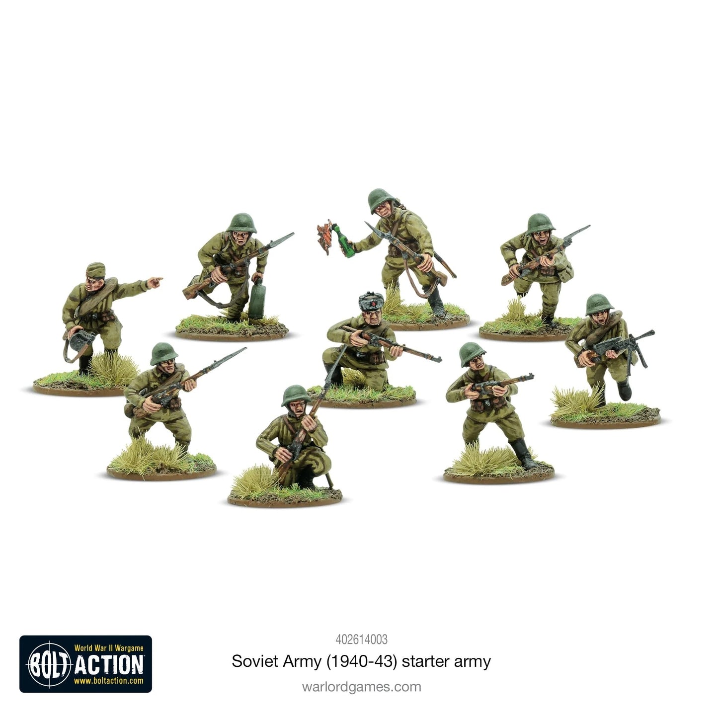 Bolt Action - Soviet Army (1940-43) Starter Army - 28mm Scale - Warlord Games