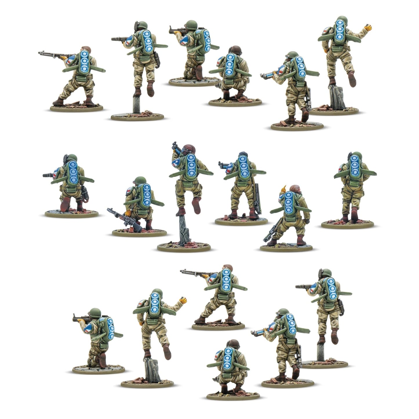 Konflikt 47' Firefly Airborne Infantry - United States - 28mm Scale - Warlord Games