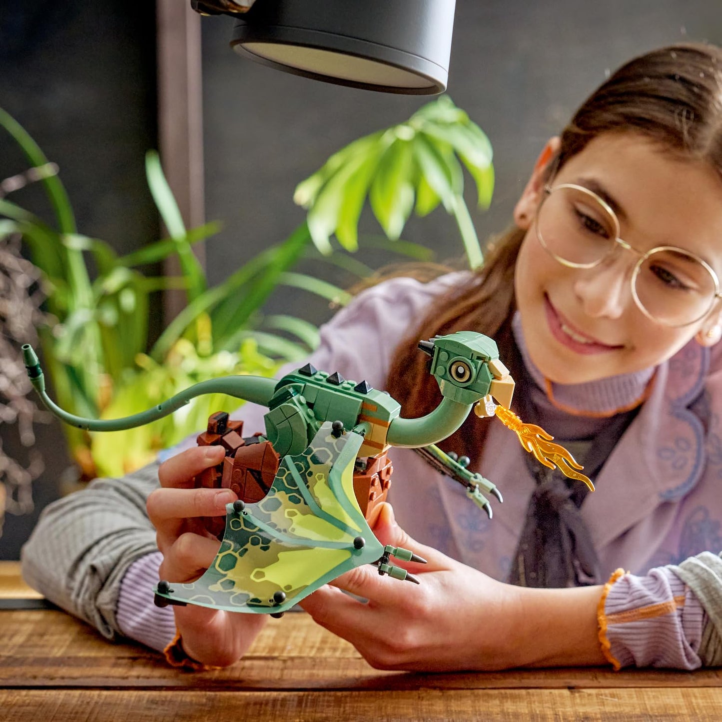 LEGO 76477 Harry Potter Norbert : Hagrid's Baby Dragon Toy - Posable Figure with Foil Wings and Egg