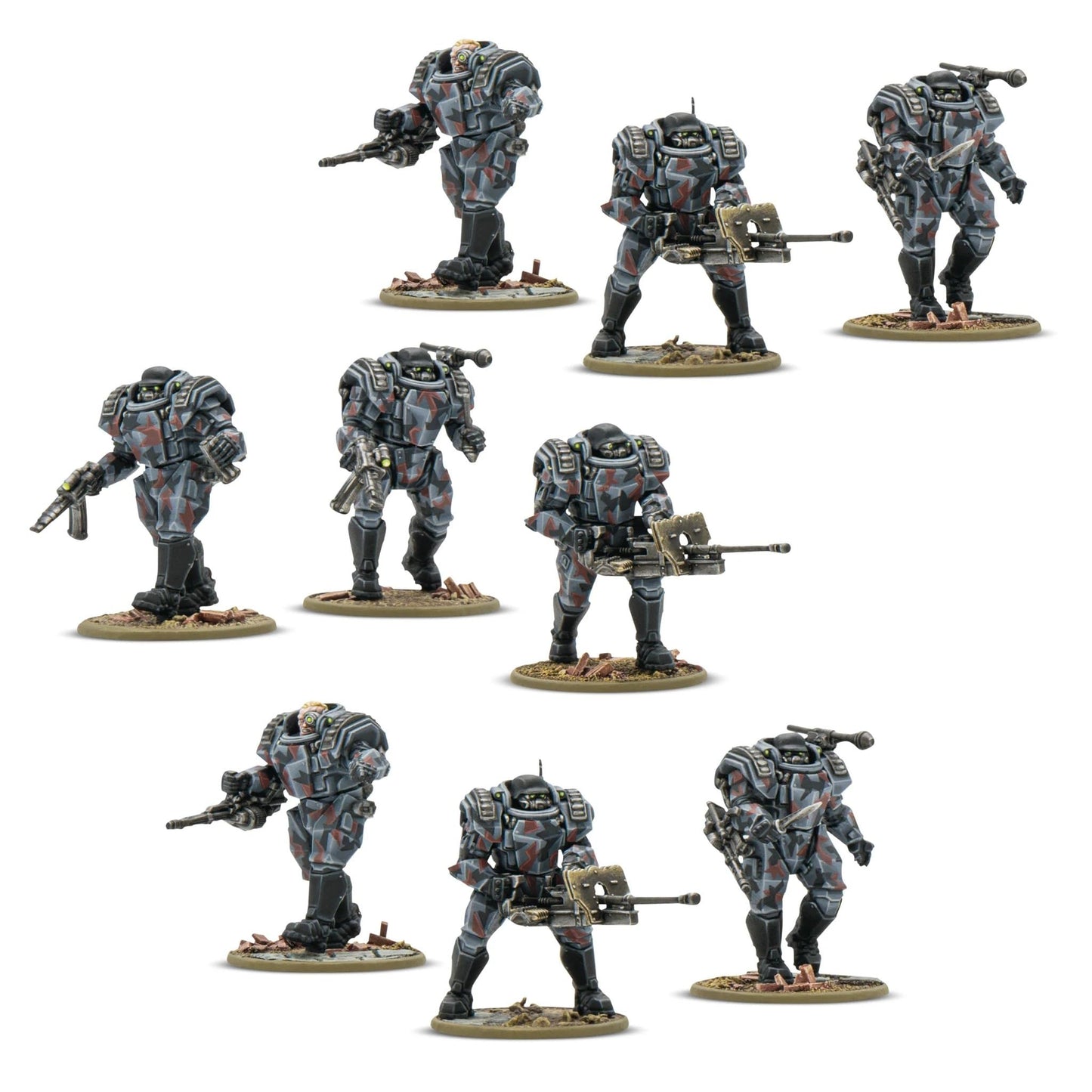 Konflikt 47' Stahltruppen Heavy Infantry - Axis Miniatures - 28mm Scale - Warlord Games
