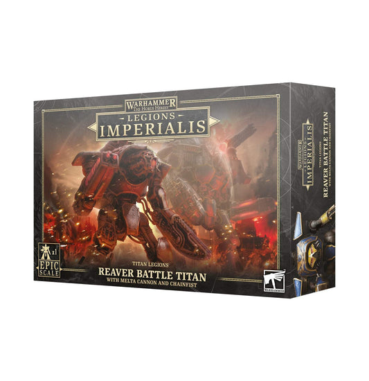 Games Workshop - Warhammer - Legions Imperalis : Reaver Titan With Melta Cannon & Chainfist