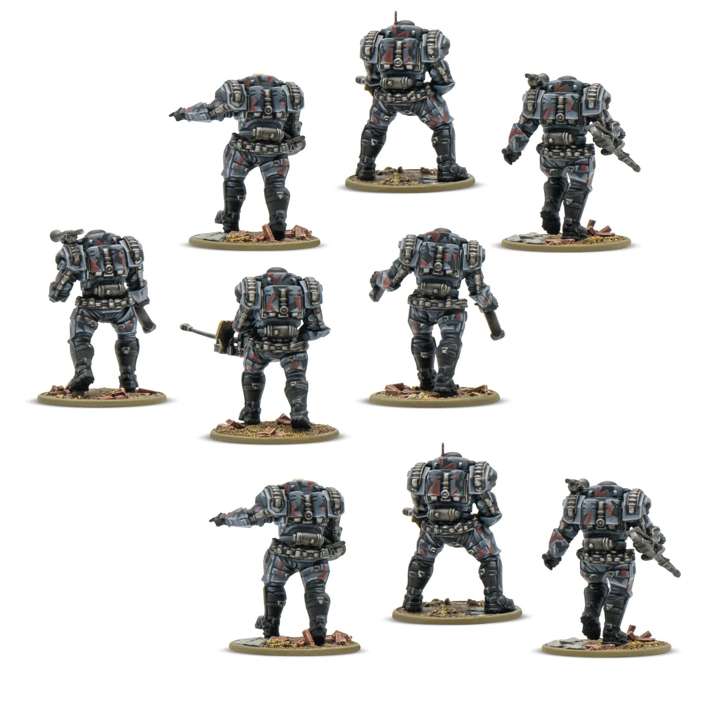 Konflikt 47' Stahltruppen Heavy Infantry - Axis Miniatures - 28mm Scale - Warlord Games