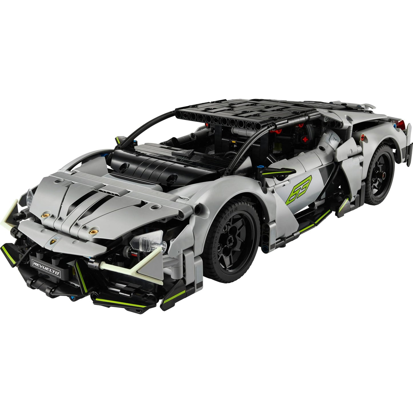 LEGO Technic 42214 Lamborghini Revuelto Super Sports Car Toy - Remote Controlled Car Model with Lights, Steering and a Rechargeable Battery Hub