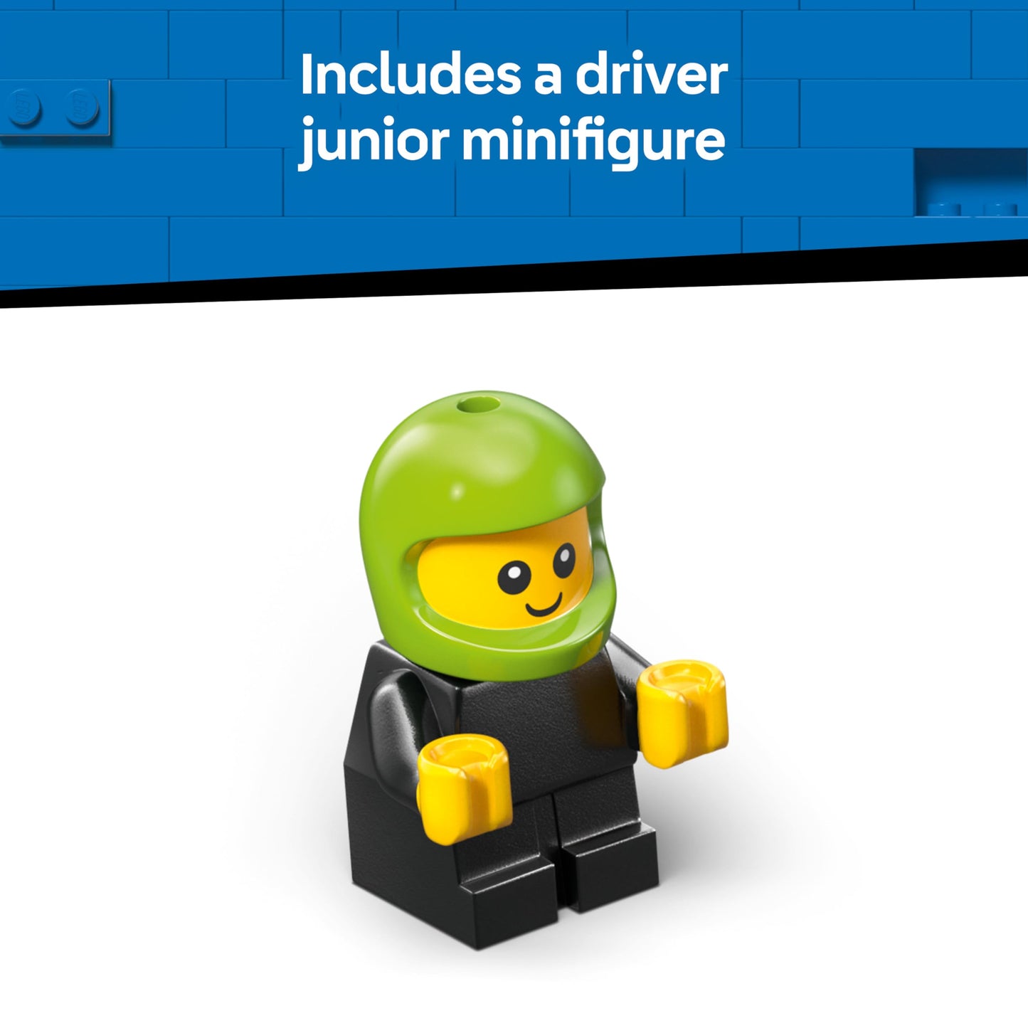 LEGO 60484 City Rides – Gaming Race Car Toy - Mini Building Set with a Driver Junior Minifigure - Party Bag Fillers