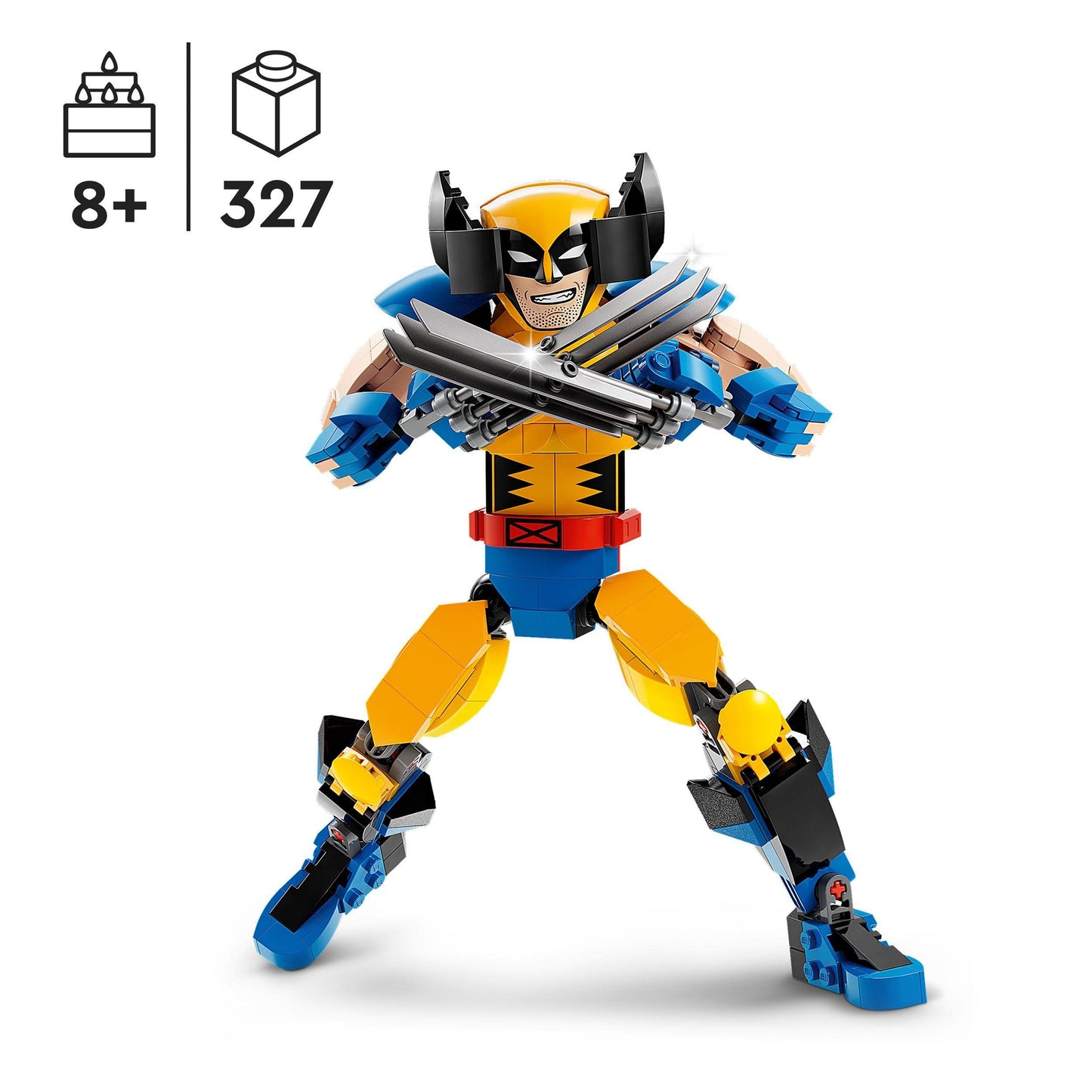 LEGO 76257 Marvel Wolverine Construction Figure X-Men Action Figure Set with 6 Claw Elements