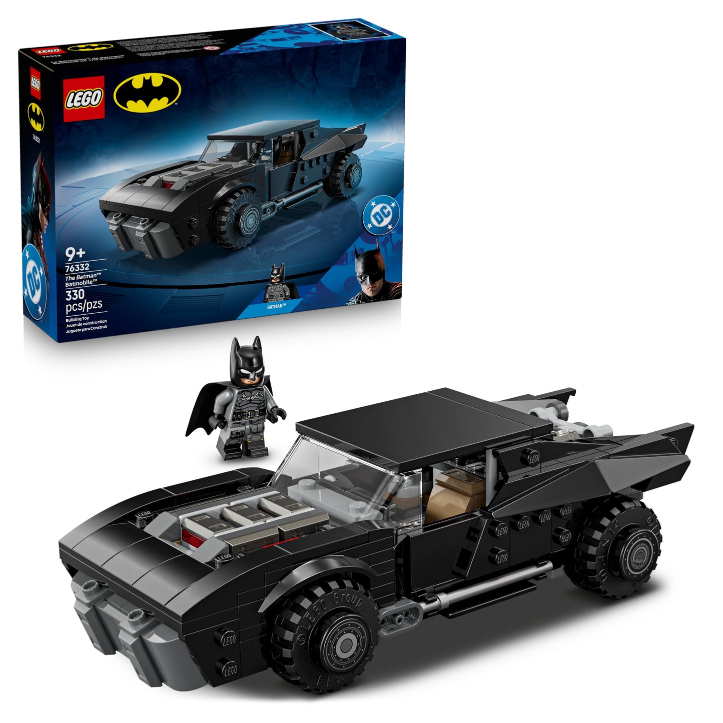 LEGO 76332 DC The Batman Batmobile Car Toy - with a Minifigure & Golden Coin