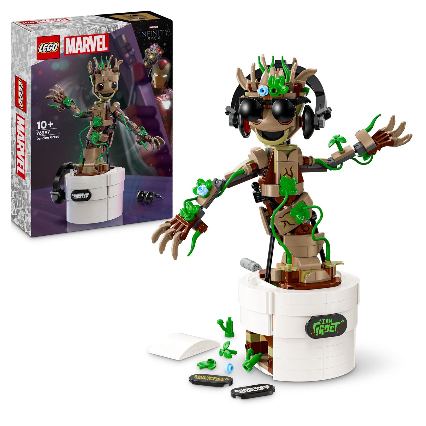 LEGO 76297 Marvel Dancing Groot - Guardians of the Galaxy Character