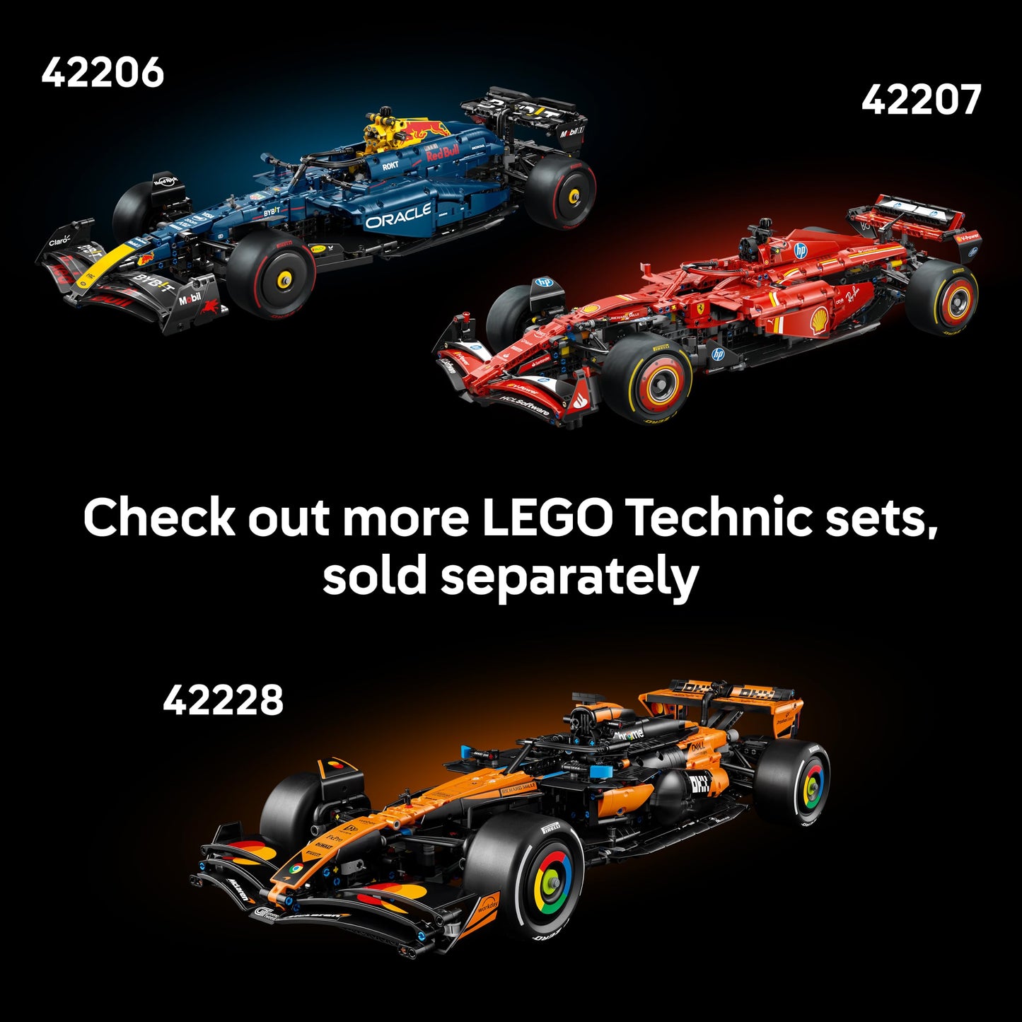 LEGO 42240 Technic Aston Martin Aramco AMR25 F1 Car Model Kit for Adults - Collectible Formula 1 Set with V6 Engine, DRS & Push-Rod Suspension