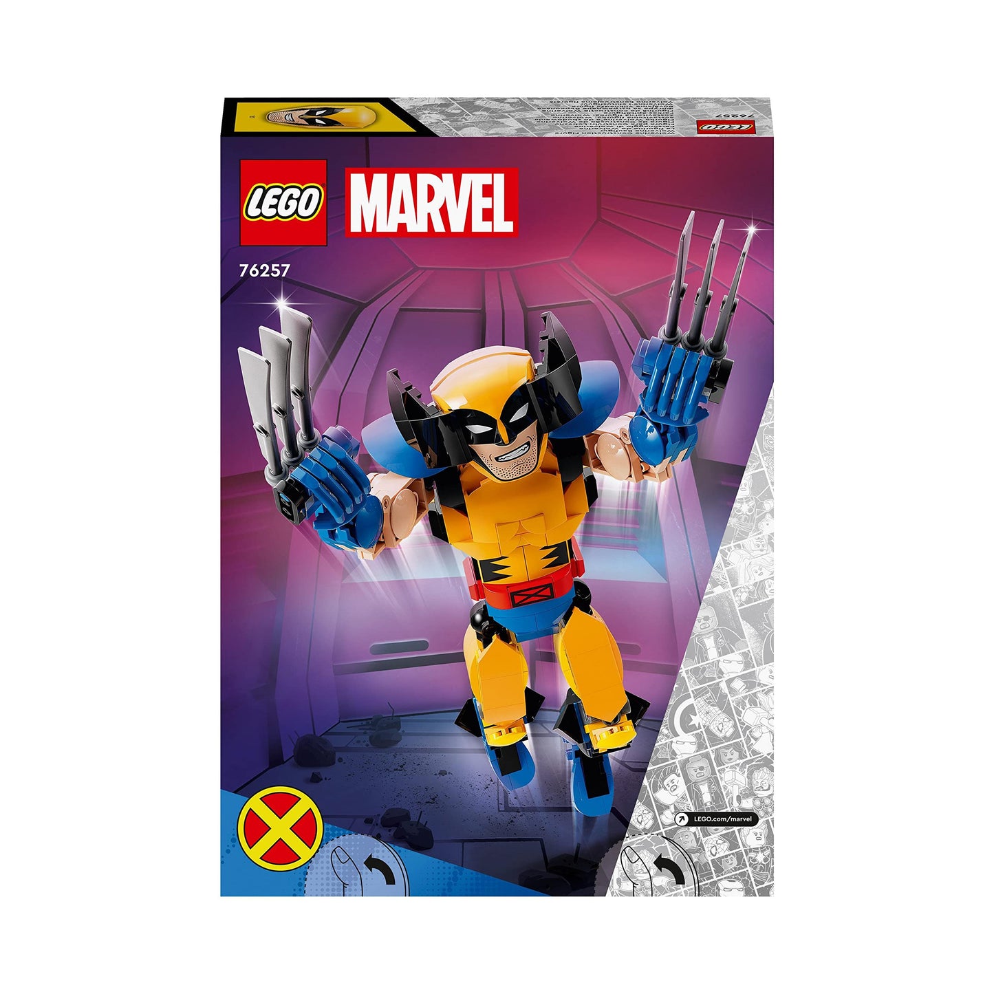LEGO 76257 Marvel Wolverine Construction Figure X-Men Action Figure Set with 6 Claw Elements