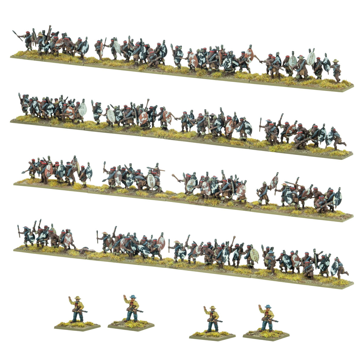 Black Powder Epic Battles : Zulu - Rorke's Drift Battle Set - Warlord Games