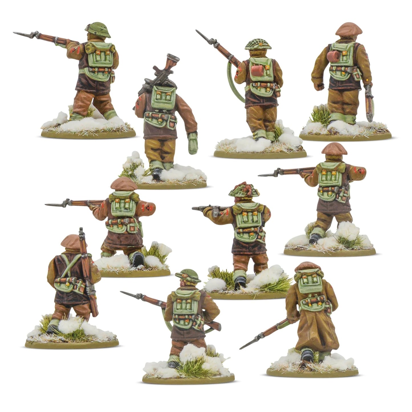 Bolt Action : British & Canadian Infantry (Winter) Platoon - 28mm Scale - Warlord Games