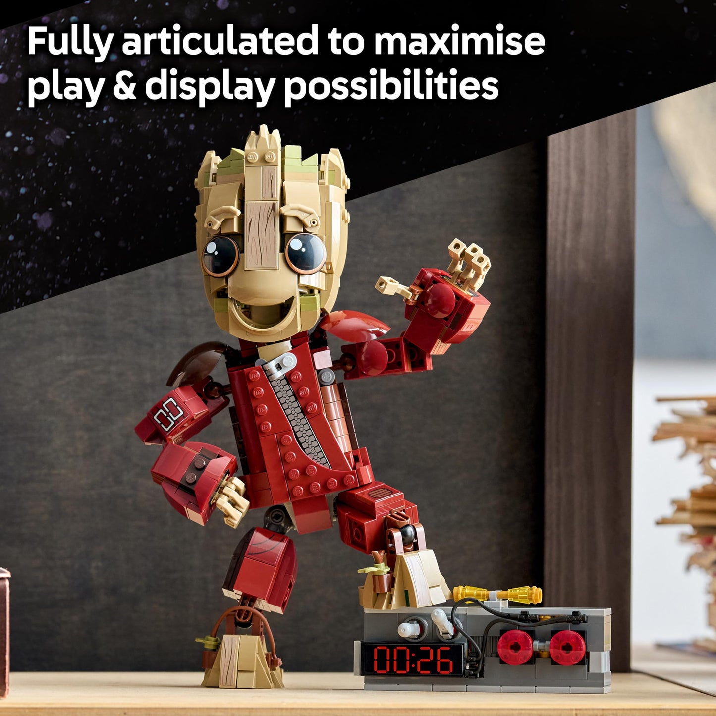 LEGO 76341 Marvel Ravager Jumpsuit Groot Figure