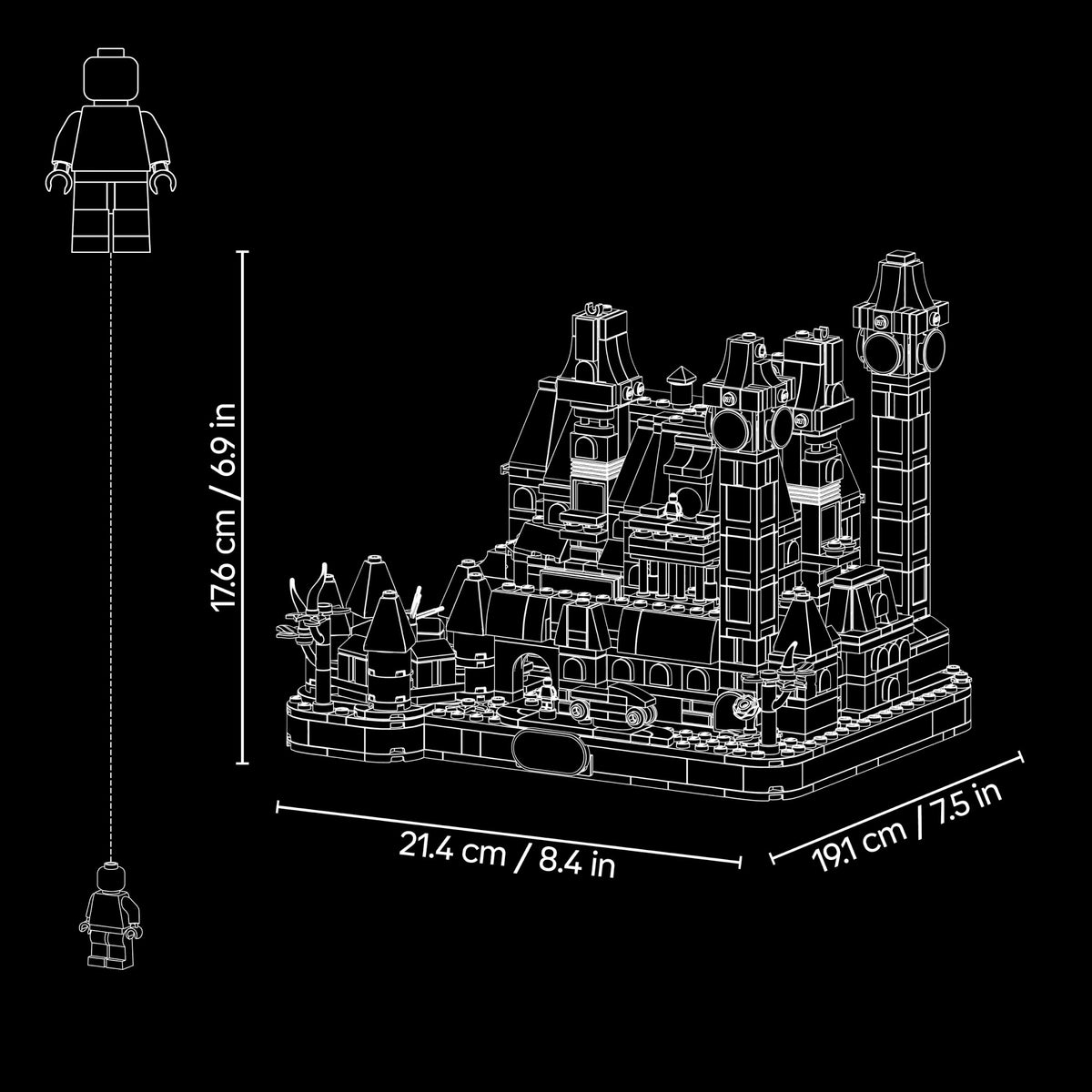 LEGO 76788 Wednesday : Nevermore Academy