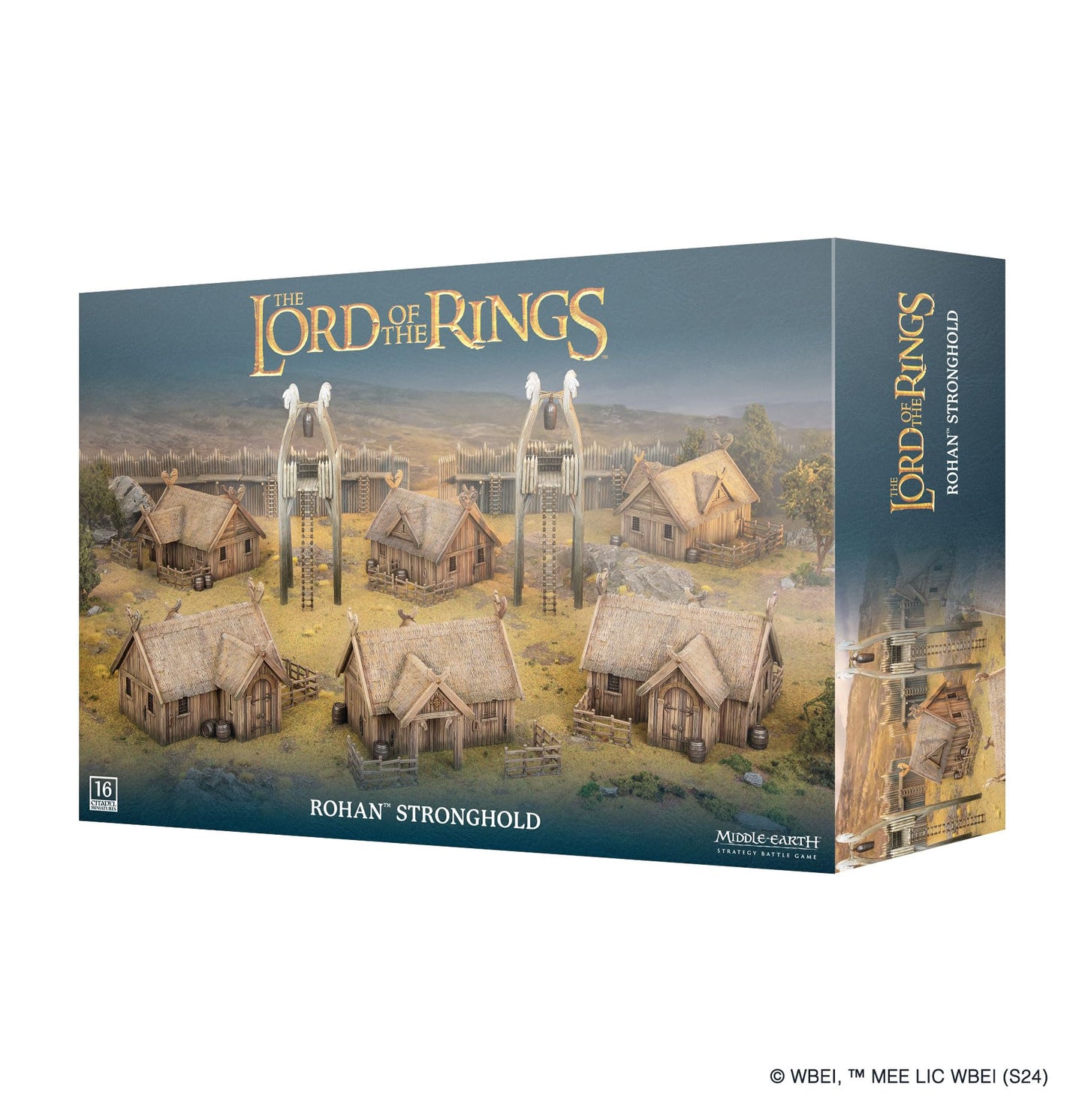 Middle-Earth Strategy Battle Games : Rohan Stronghold (Boxed set of scenery) - Games Workshop