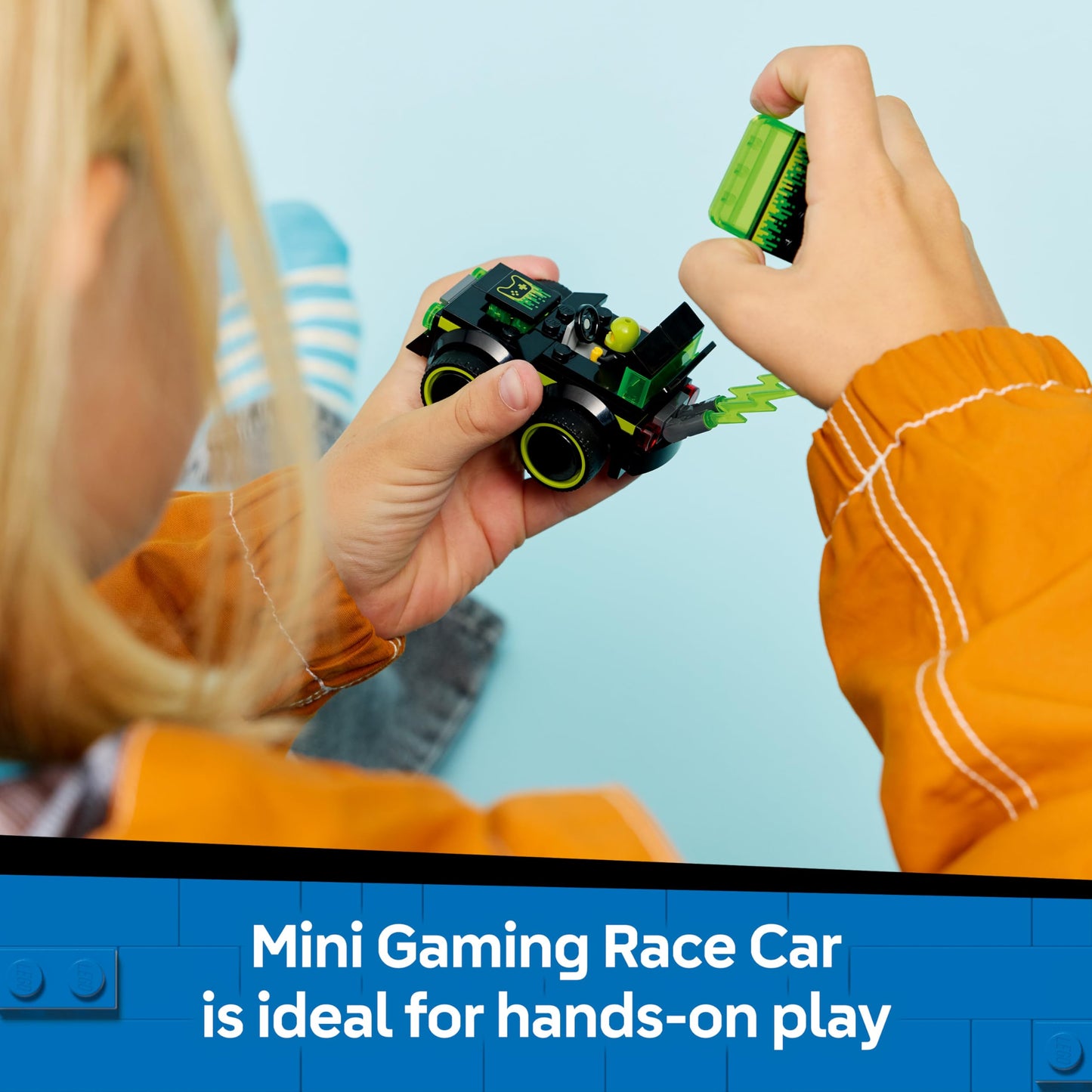 LEGO 60484 City Rides – Gaming Race Car Toy - Mini Building Set with a Driver Junior Minifigure - Party Bag Fillers