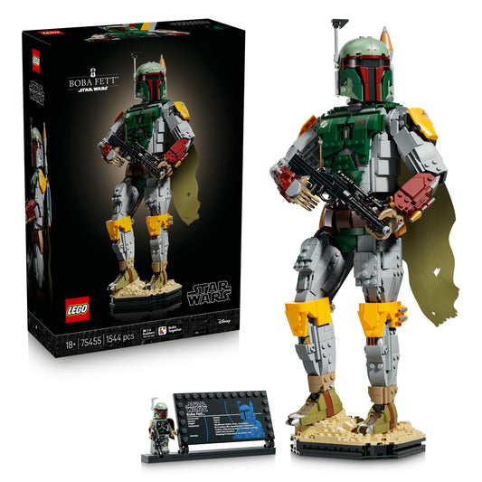 LEGO Star Wars 75455 Boba Fett Figure - Model Kit for Adults