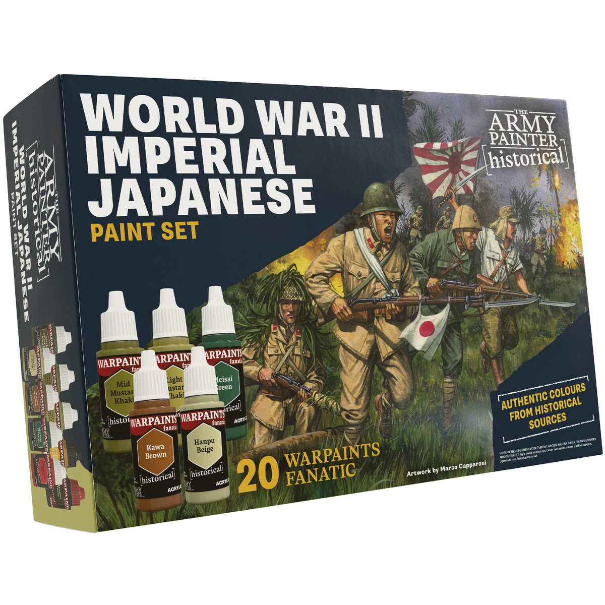 Historical : WWII Imperial Japanese - 20x18ml Acrylic Paints - The Army Painter