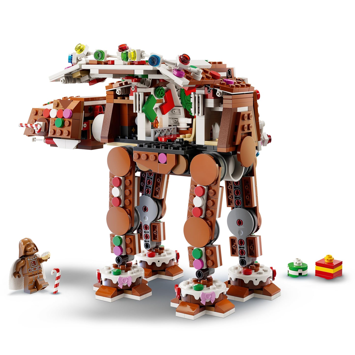 LEGO 40806 Star Wars Gingerbread AT-AT Walker incl. Darth Vader Minifigure with Lightsaber