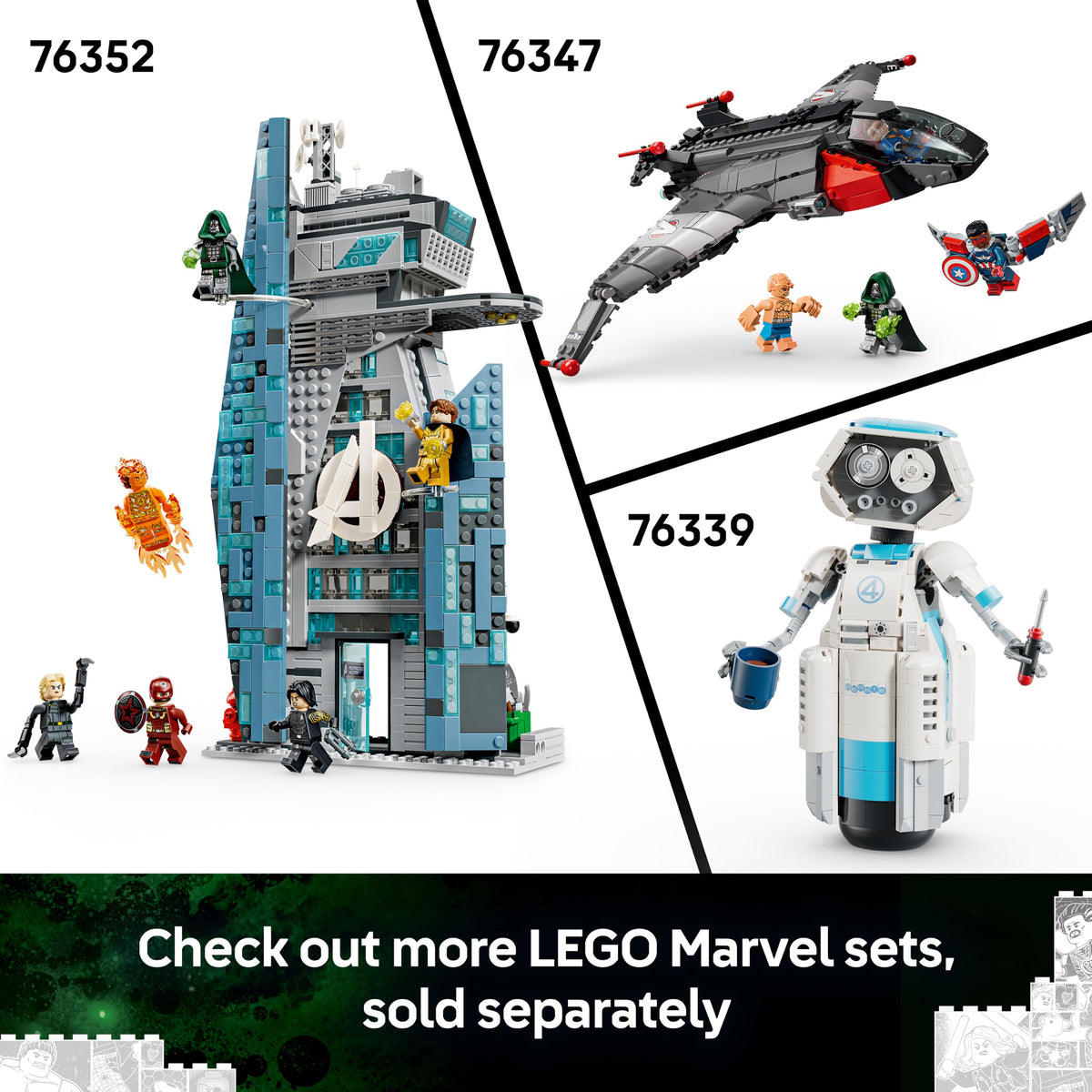 LEGO 76348 Marvel Epic Battle : Avengers Doomsday