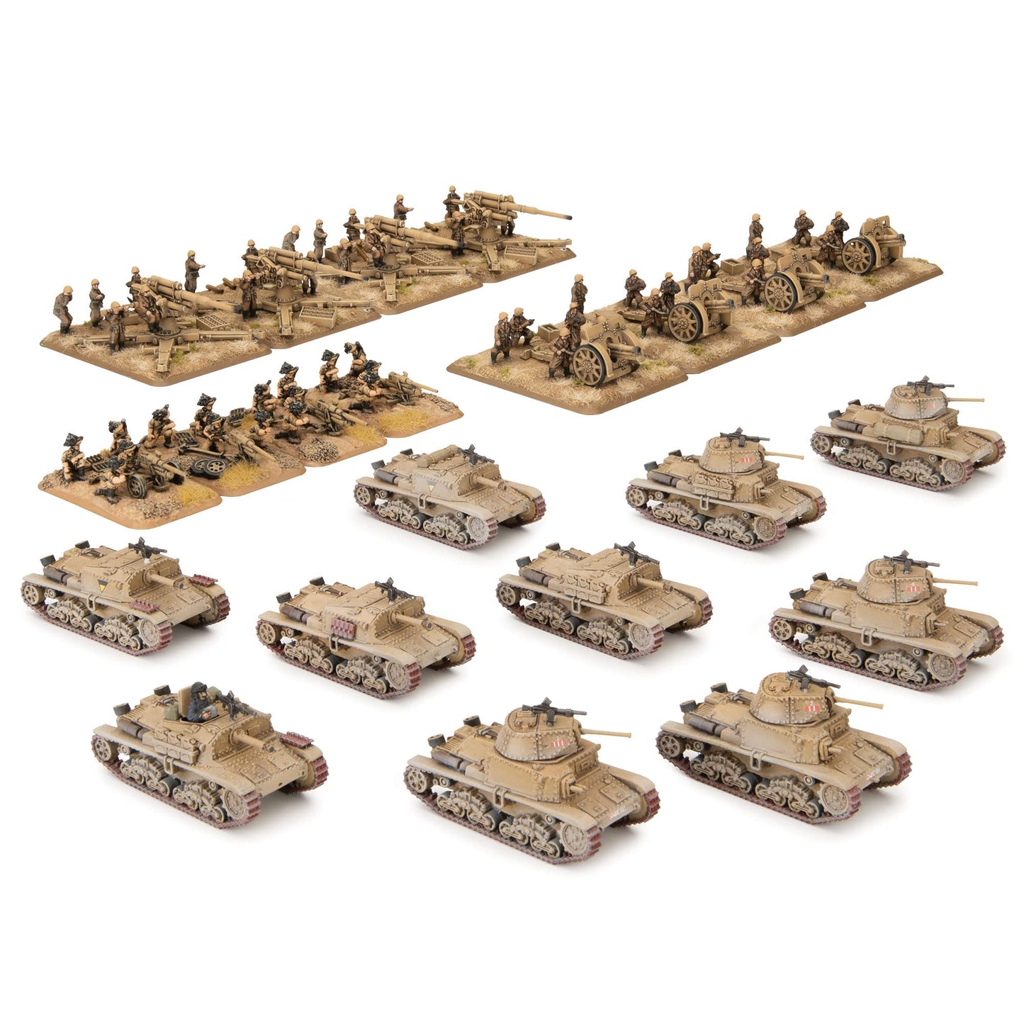 Flames of War - Italian Avanti M14/M41 Tank Company Army Deal - ITAB03