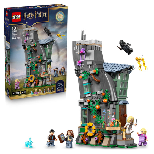 LEGO 76467 Harry Potter Luna Lovegood's House - with Light Brick & 5 Minifigures