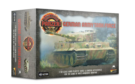 Achtung Panzer! German Army Tank Force - Bolt Action 28mm Scale - Warlord Games