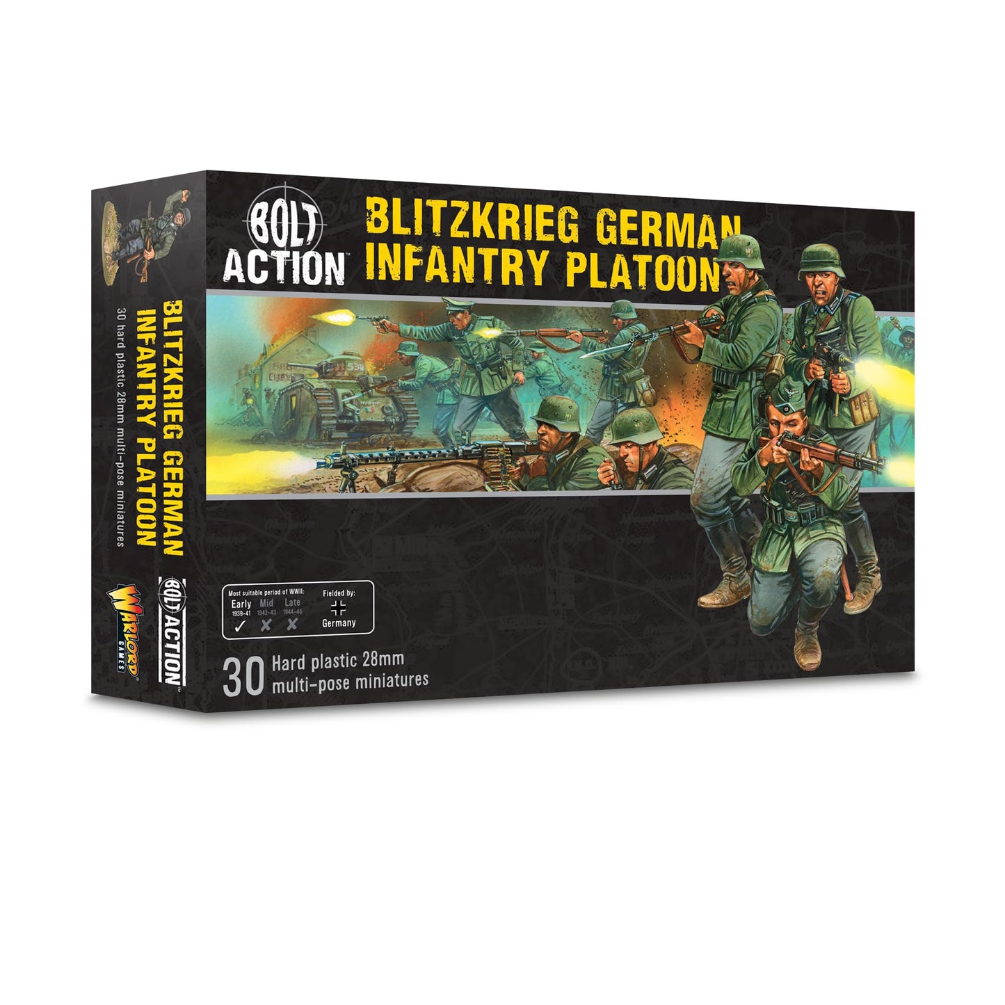 Bolt Action : Blitzkrieg German Infantry - 28mm Scale - Warlord Games