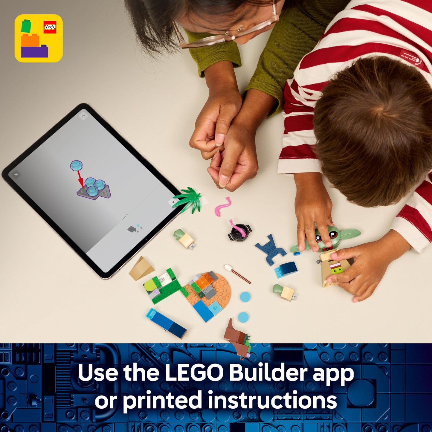 LEGO 75443 Star Wars Grogu's Homestead - Building Toy w/a Grogu Figure & Sorgan Frog, a Catapult & Blue Macarons