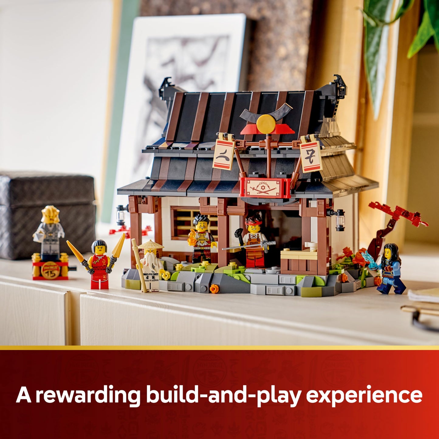 LEGO 71858 NINJAGO Four Weapons Blacksmith 15th Anniversary - Ninja House with Collectible Minifigure