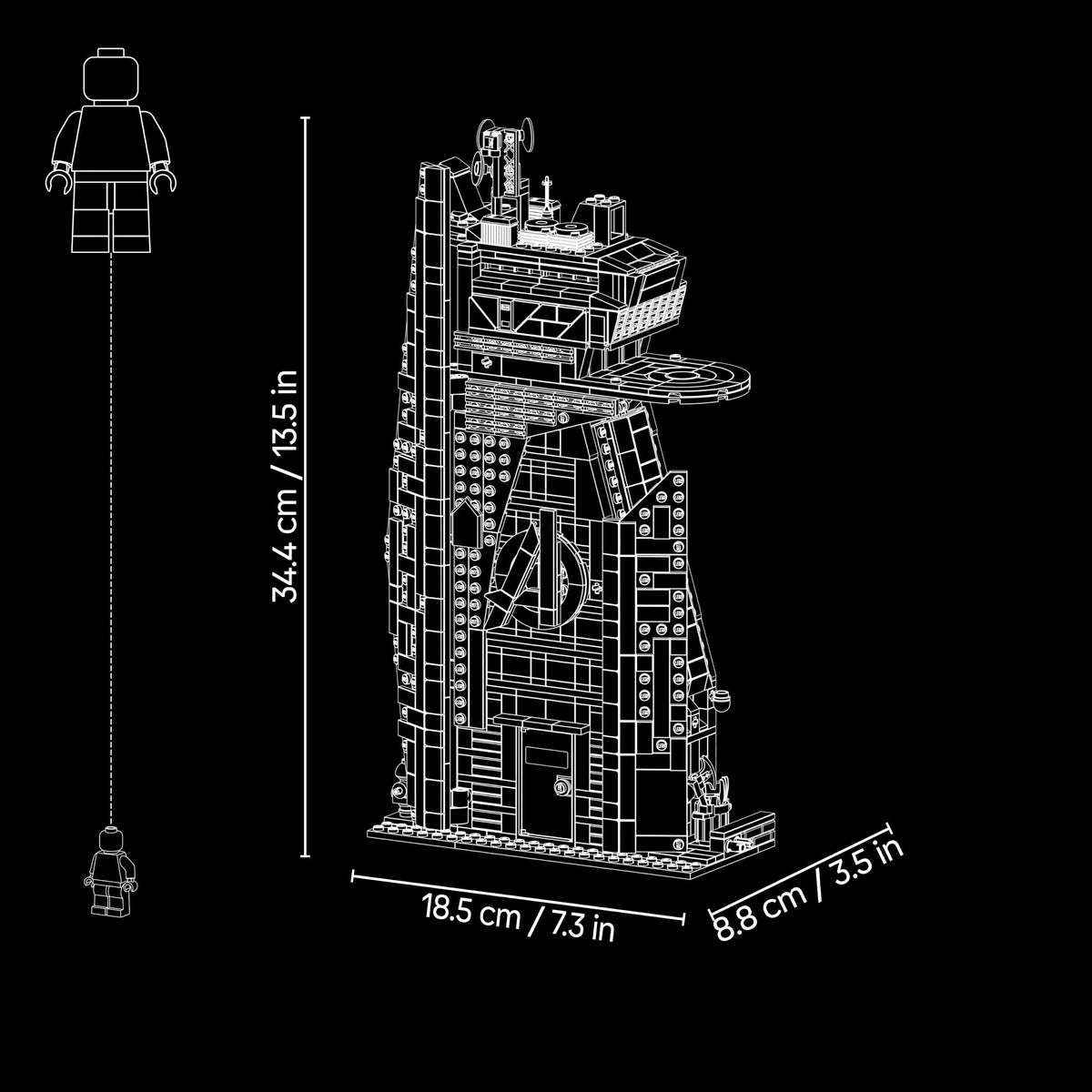 LEGO 76352 Marvel Avengers : Doomsday New Avengers Tower