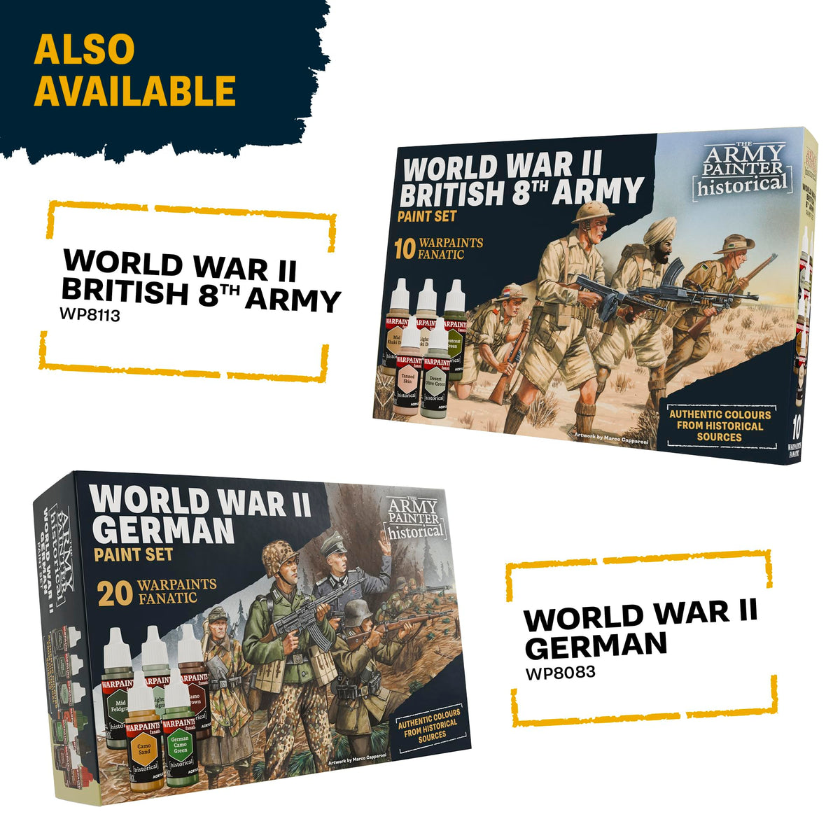 Historical : WWII Soviet Union - 20x18ml Acrylic Model Paints - The Army Painter