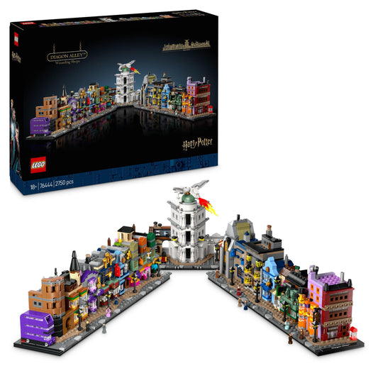 LEGO 76444 Harry Potter Diagon Alley Wizarding Shops Building Set