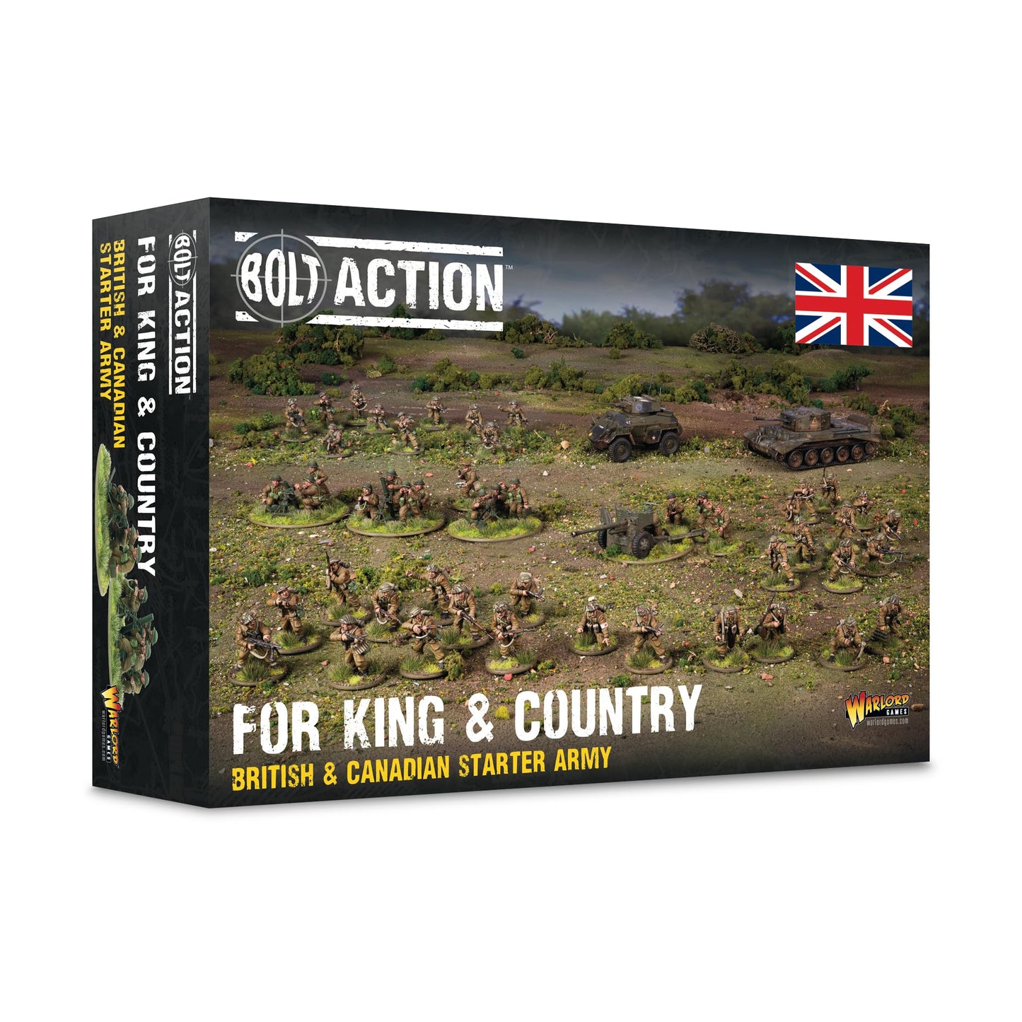Bolt Action : For King & Country - British & Canadian Starter Army - 28mm Scale - Warlord Games