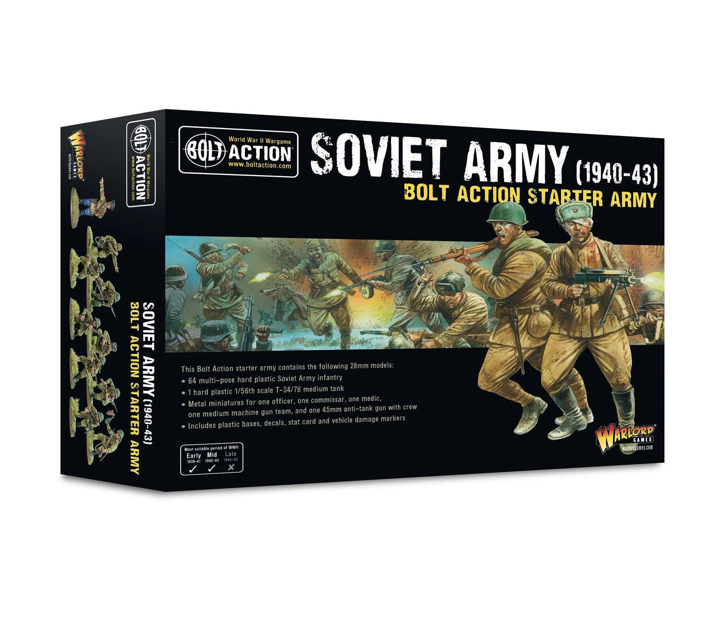 Bolt Action - Soviet Army (1940-43) Starter Army - 28mm Scale - Warlord Games