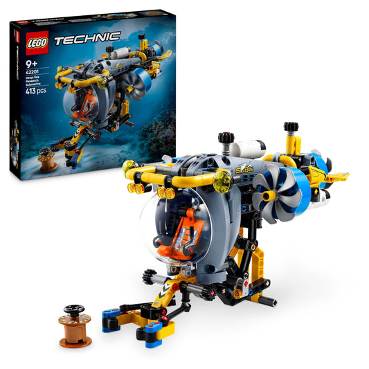 LEGO 42201 Technic Deep-Sea Research Submarine with Spinning propellers
