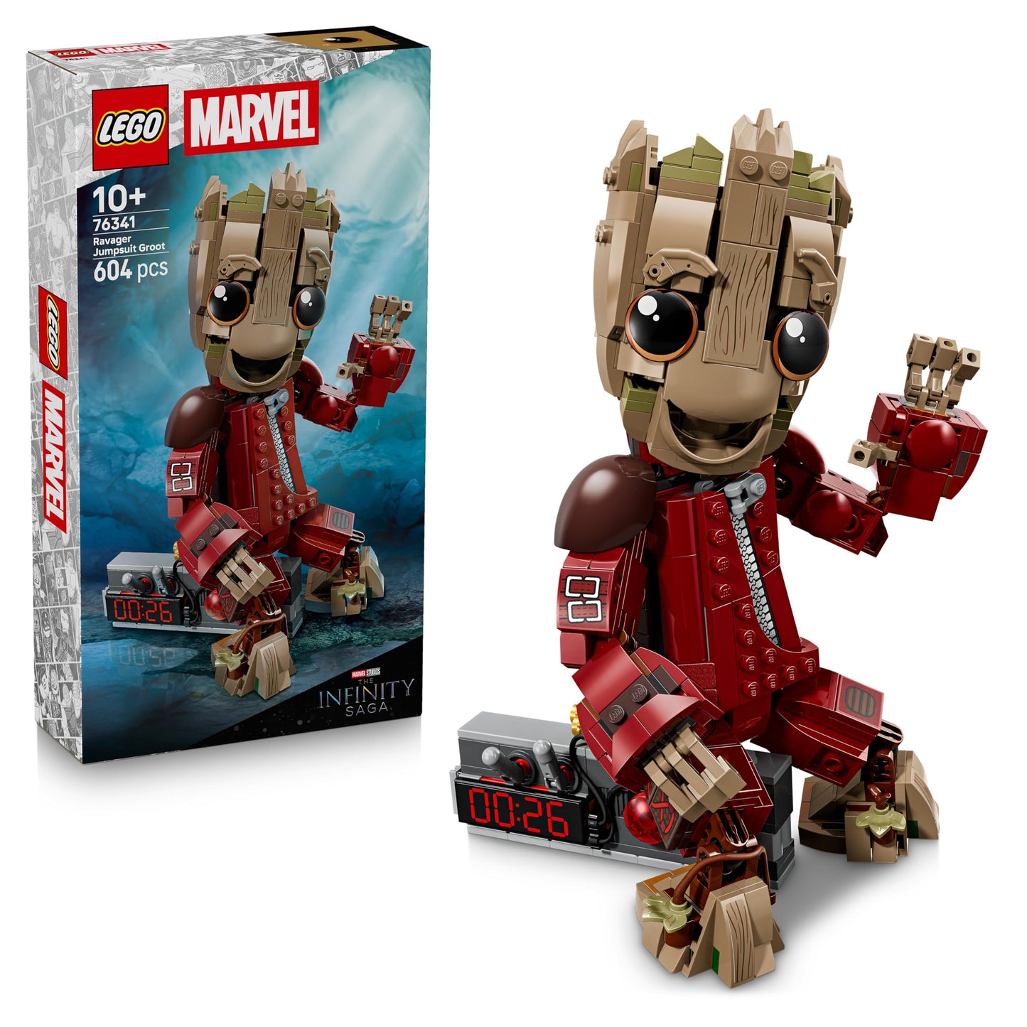 LEGO 76341 Marvel Ravager Jumpsuit Groot Figure