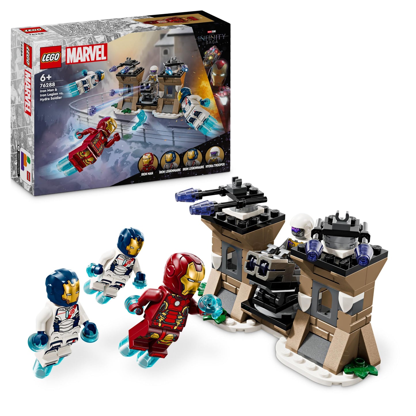 LEGO 76288 Marvel Iron Man & Iron Legion vs. Hydra Soldier