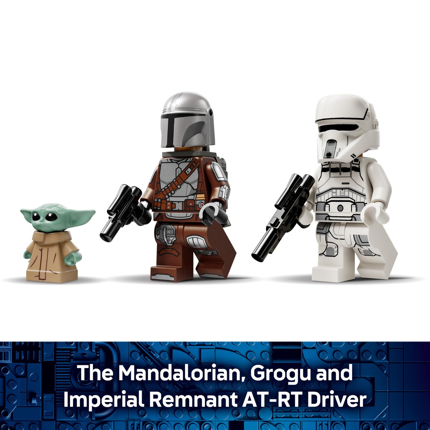 LEGO 75444 Star Wars 75444 AT-RT Attack with Imperial Walker, Tower, The Mandalorian Minifigure & Grogu Figure