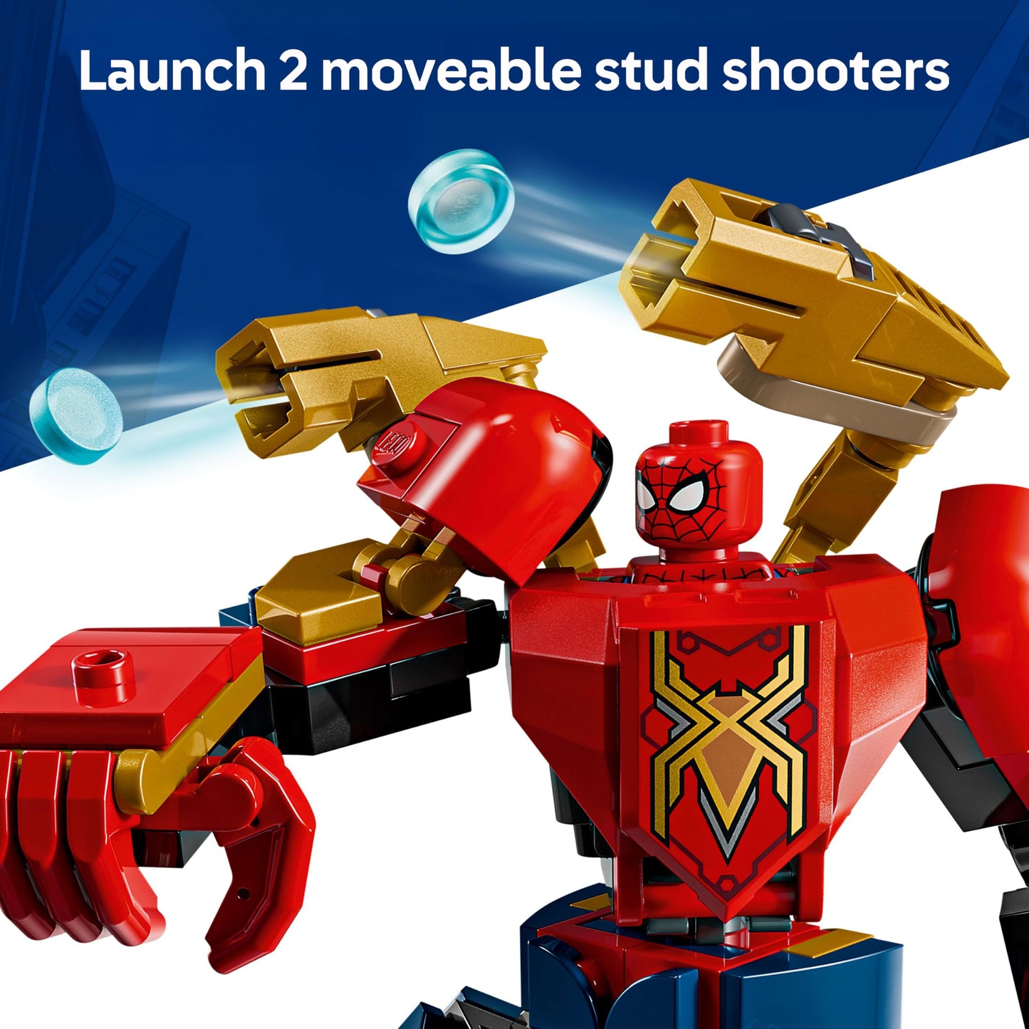 LEGO 76338 Marvel Mech Battle: Spider-Man vs. Doc Ock with 2 Action Figures, 3 Minifigures, Stud Shooters & Spider Slings