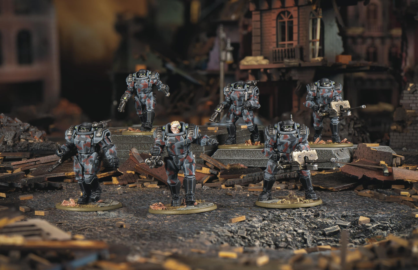 Konflikt 47' Stahltruppen Heavy Infantry - Axis Miniatures - 28mm Scale - Warlord Games