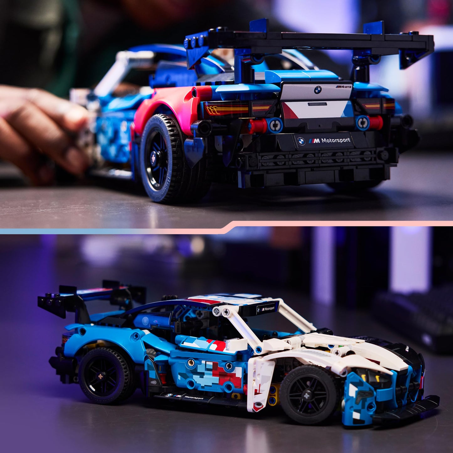 LEGO 42226 Technic BMW M4 GT3 EVO Race Car Toy - Model Kit with V6 Engine, Steering & Opening Doors