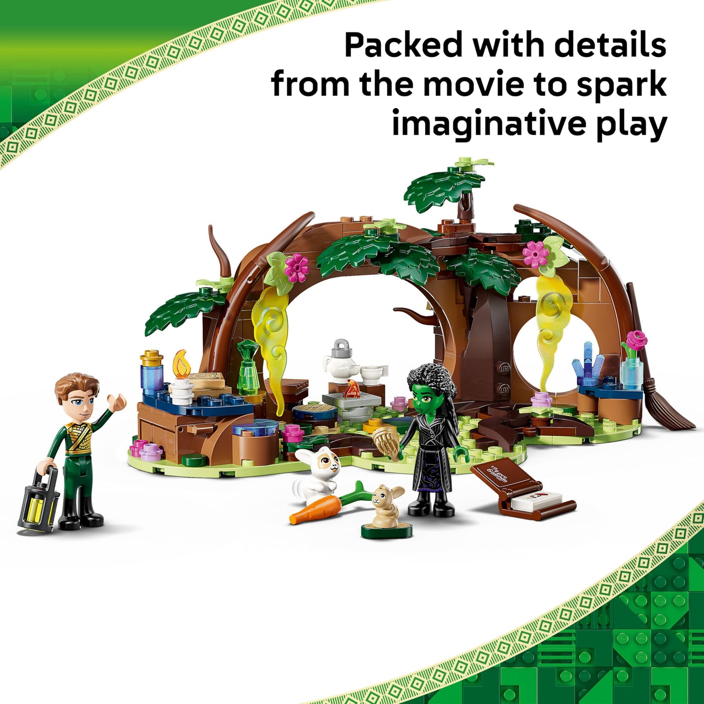 LEGO Wicked Elphaba's Retreat with 2 Mini Dolls & 2 Animal Figures plus Accessories