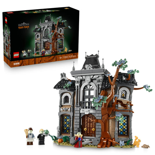 LEGO 11383 Icons Mayor Manor with Gothic Interior & 3 Glow-in-the-Dark Minifigures