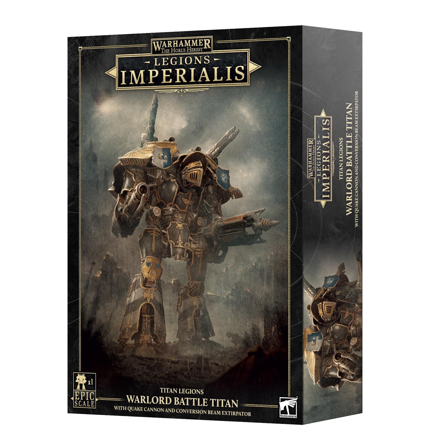 Legions Imperalis : Warlord Titan with Quake Cannon and Conversion Beam Extirpator [EPIC SCALE] - Warhammer The Horus Heresy - Games Workshop