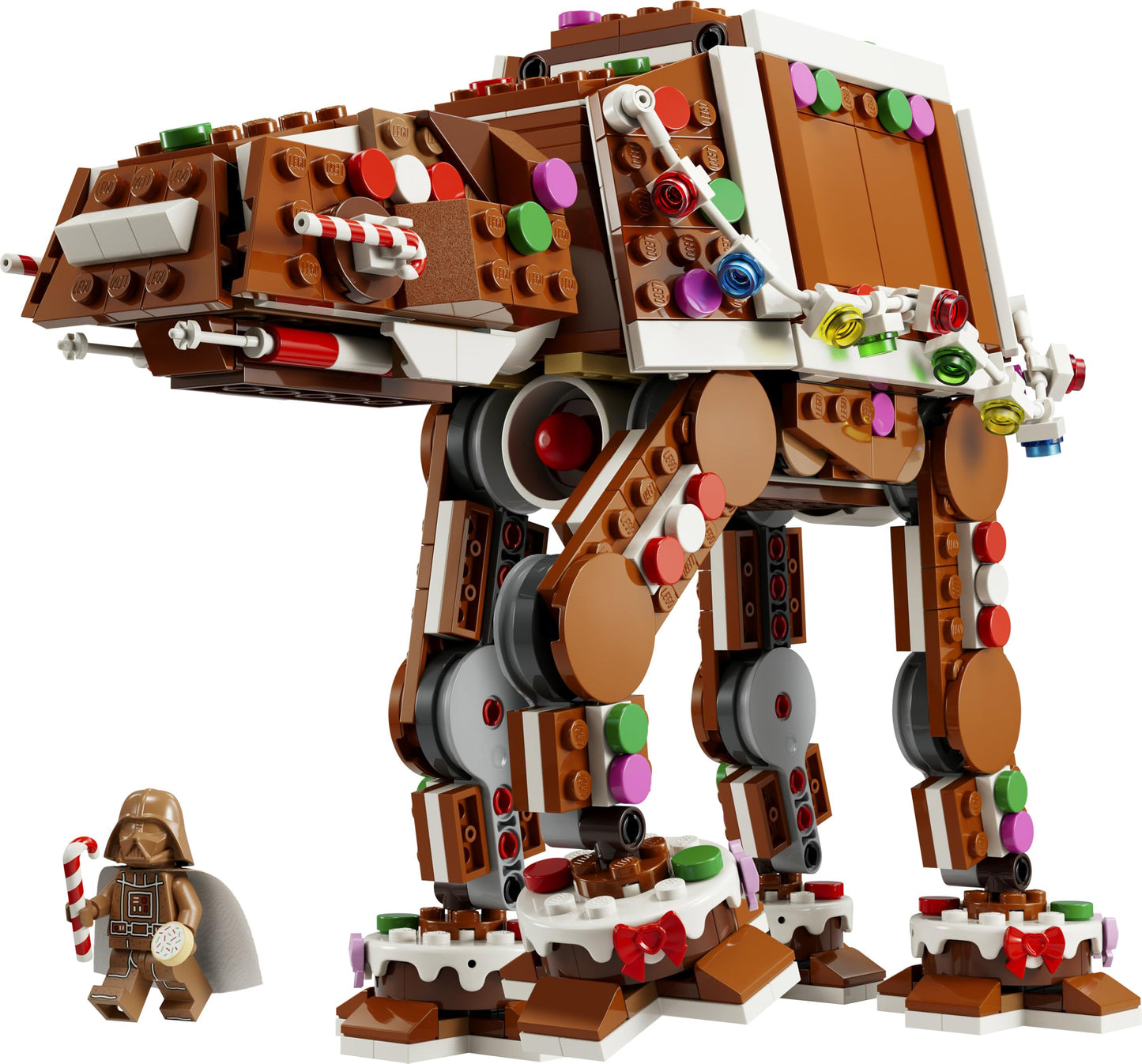 LEGO 40806 Star Wars Gingerbread AT-AT Walker incl. Darth Vader Minifigure with Lightsaber